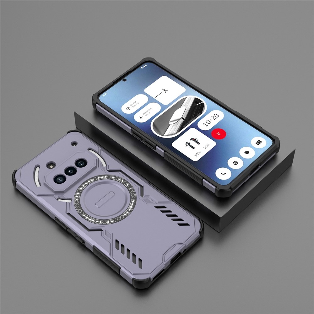 Üreges, tartós védőburkolat MagSafe for Nothing Phone (3a) - lila