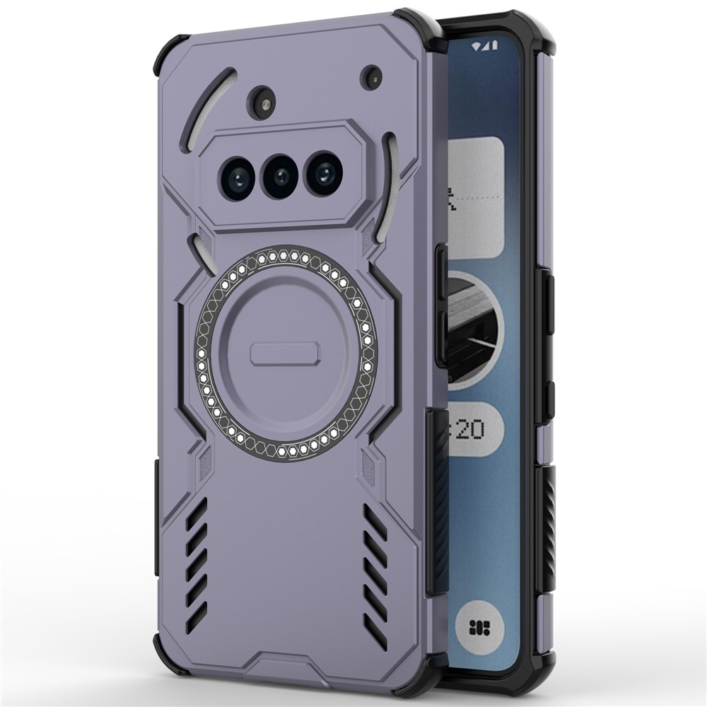 Üreges, tartós védőburkolat MagSafe for Nothing Phone (3a) - lila