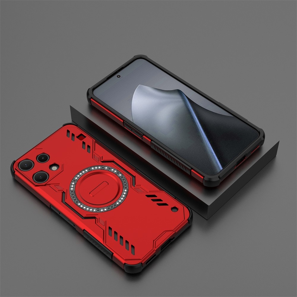 Üreges, tartós védőburkolat MagSafe-rel a Nothing Phone (3a) Lite 5G készülékhez - piros színű