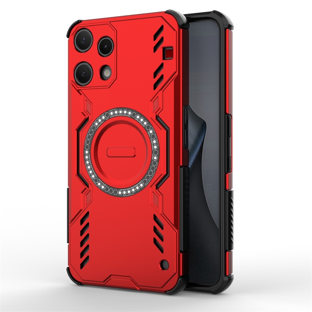 Üreges, tartós védőburkolat MagSafe-rel a Nothing Phone (3a) Lite 5G készülékhez - piros színű