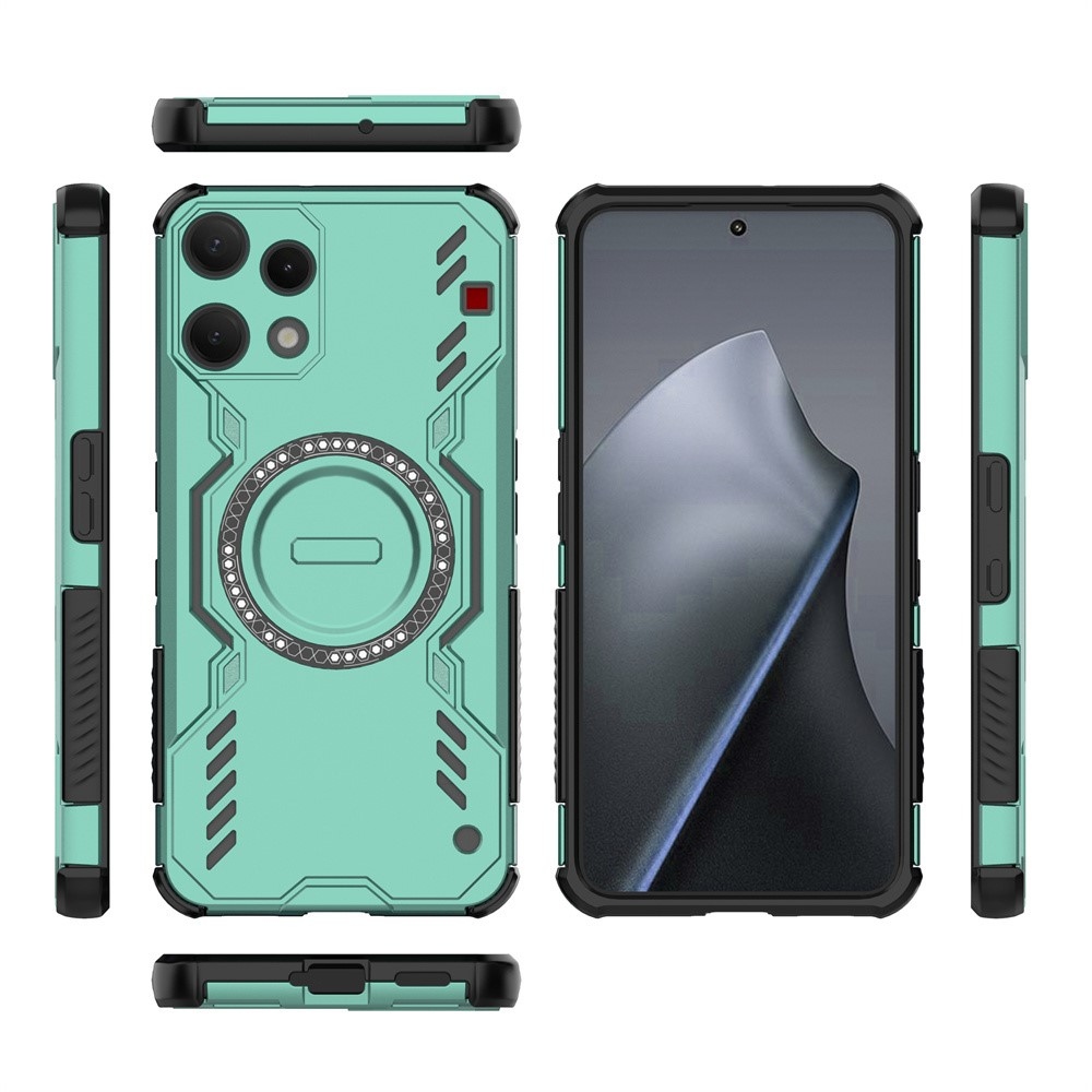 Üreges, tartós védőburkolat MagSafe-rel a Nothing Phone (3a) Lite 5G készülékhez - zöld színű