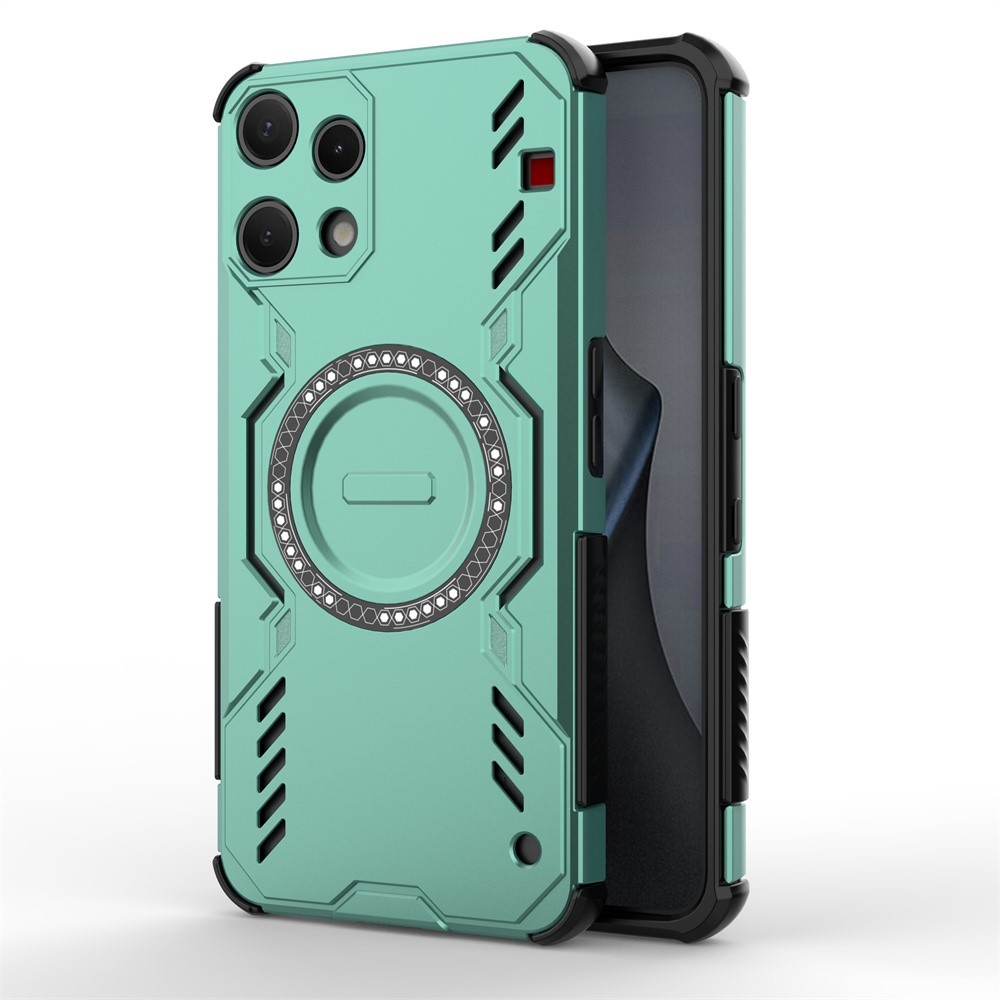 Üreges, tartós védőburkolat MagSafe-rel a Nothing Phone (3a) Lite 5G készülékhez - zöld színű