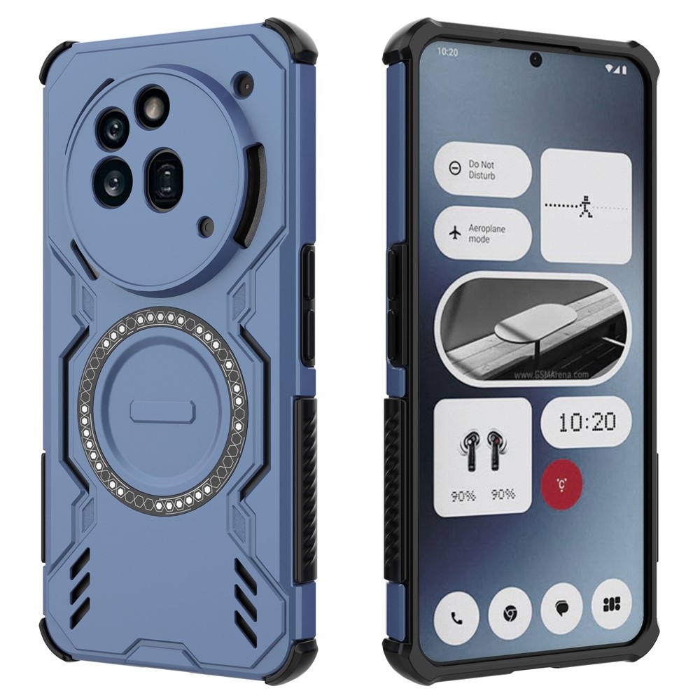 Üreges, tartós védőburkolat MagSafe-val a Nothing Phone (3a) Pro készülékhez - Kék