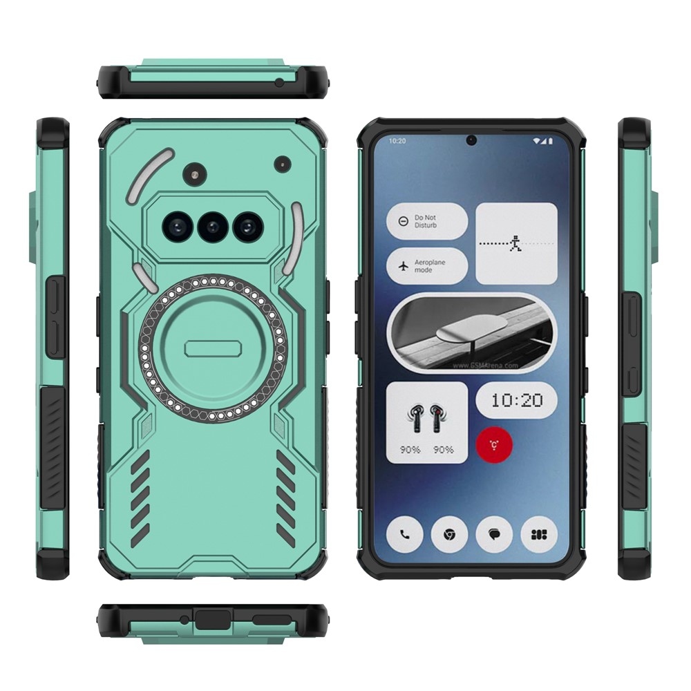 Üreges, tartós védőburkolat MagSafe for Nothing Phone (3a) - zöld