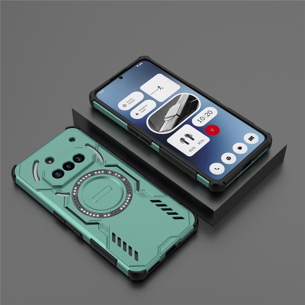 Üreges, tartós védőburkolat MagSafe for Nothing Phone (3a) - zöld