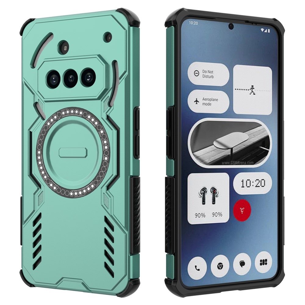 Üreges, tartós védőburkolat MagSafe for Nothing Phone (3a) - zöld