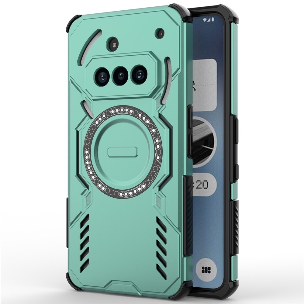 Üreges, tartós védőburkolat MagSafe for Nothing Phone (3a) - zöld