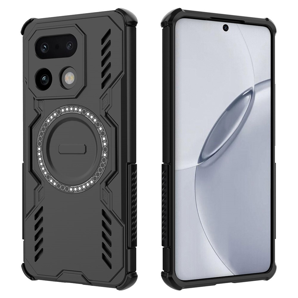 Üreges, tartós borítás MagSafe-val a Realme 16 Pro+ 5G számára - Fekete
