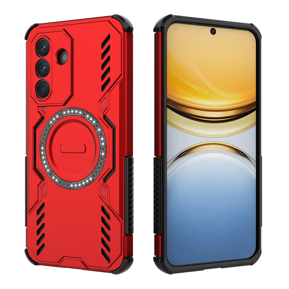 Üreges, tartós védőburkolat MagSafe-val a Samsung Galaxy A37 5G készülékre - piros színű