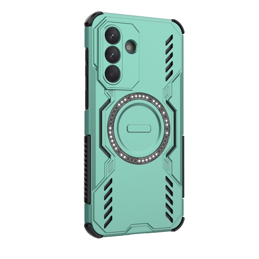 Üreges, tartós védőburkolat MagSafe-val a Samsung Galaxy A37 5G készülékre - zöld színű