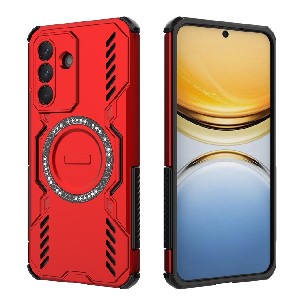 Üreges, tartós védőburkolat MagSafe-val a Samsung Galaxy A57 5G-re - piros színű