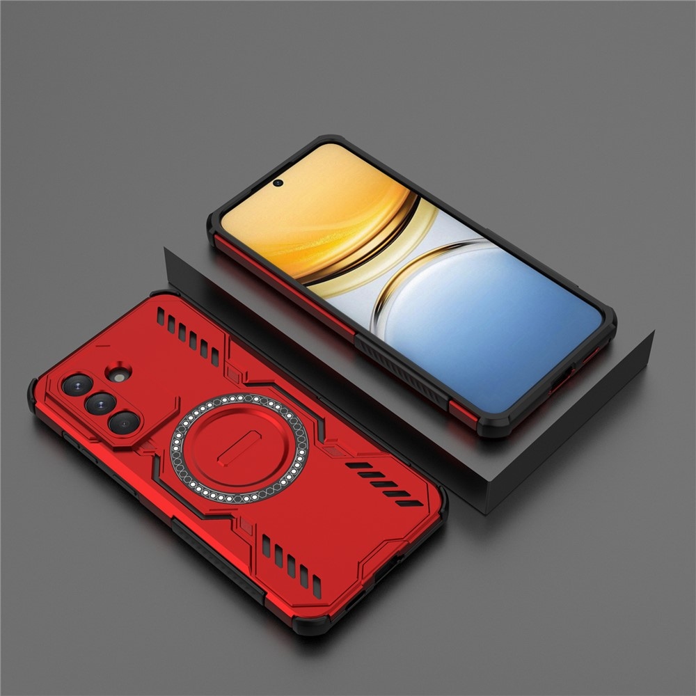 Üreges, tartós védőburkolat MagSafe-val a Samsung Galaxy A57 5G-re - piros színű