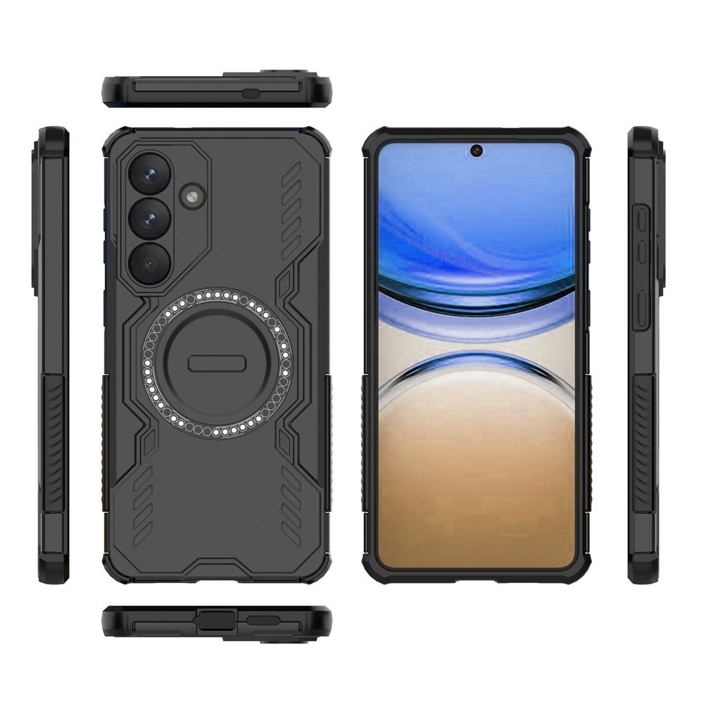 Üreges, tartós védőburkolat MagSafe-val Samsung Galaxy S26+ készülékhez - fekete