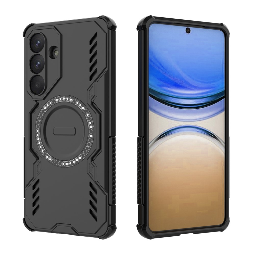 Üreges, tartós védőburkolat MagSafe-val Samsung Galaxy S26+ készülékhez - fekete