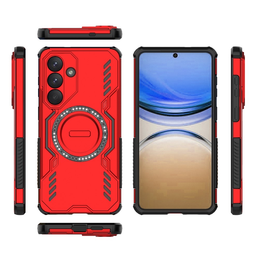 Üreges, tartós védőburkolat MagSafe-val Samsung Galaxy S26+ készülékhez - piros