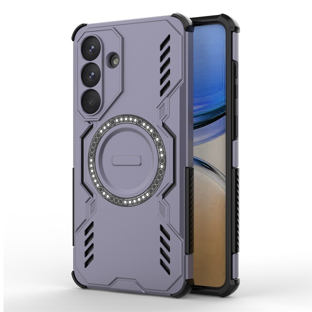 Üreges, tartós védőburkolat MagSafe-val Samsung Galaxy S26+ készülékhez - lila