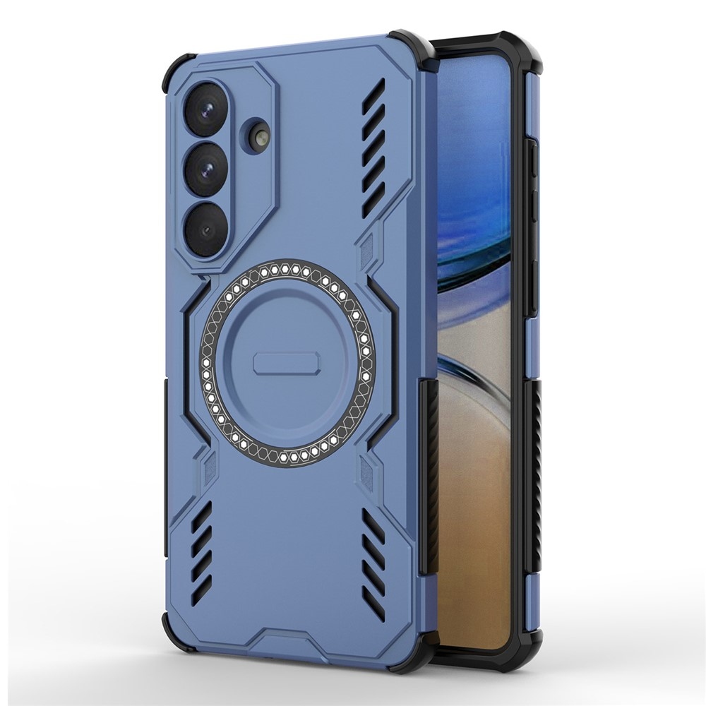 Üreges, tartós védőburkolat MagSafe-val Samsung Galaxy S26+ készülékhez - kék