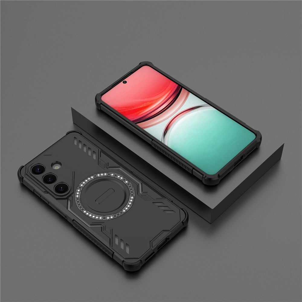 Üreges, tartós védőburkolat MagSafe-val Samsung Galaxy S26/S26 Pro készülékhez - fekete