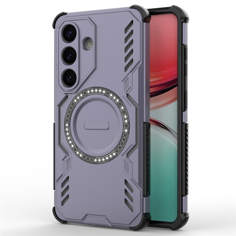 Üreges, tartós védőburkolat MagSafe-val Samsung Galaxy S26/S26 Pro készülékhez - lila