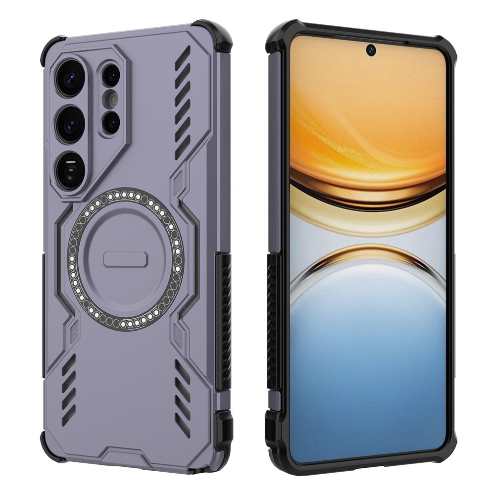 Üreges, tartós borítás MagSafe-val a Samsung Galaxy S26 Ultra készülékre - lila