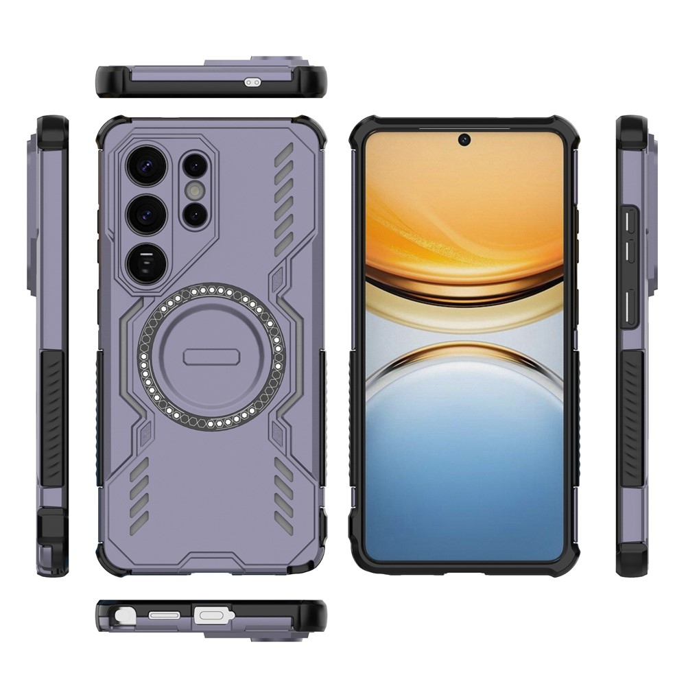 Üreges, tartós borítás MagSafe-val a Samsung Galaxy S26 Ultra készülékre - lila