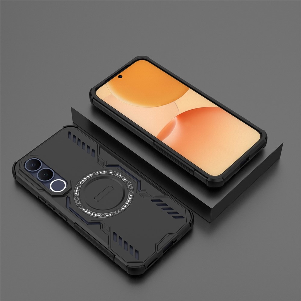 Üreges, tartós védőburkolat MagSafe-val a Vivo V70 FE 5G készülékre - fekete