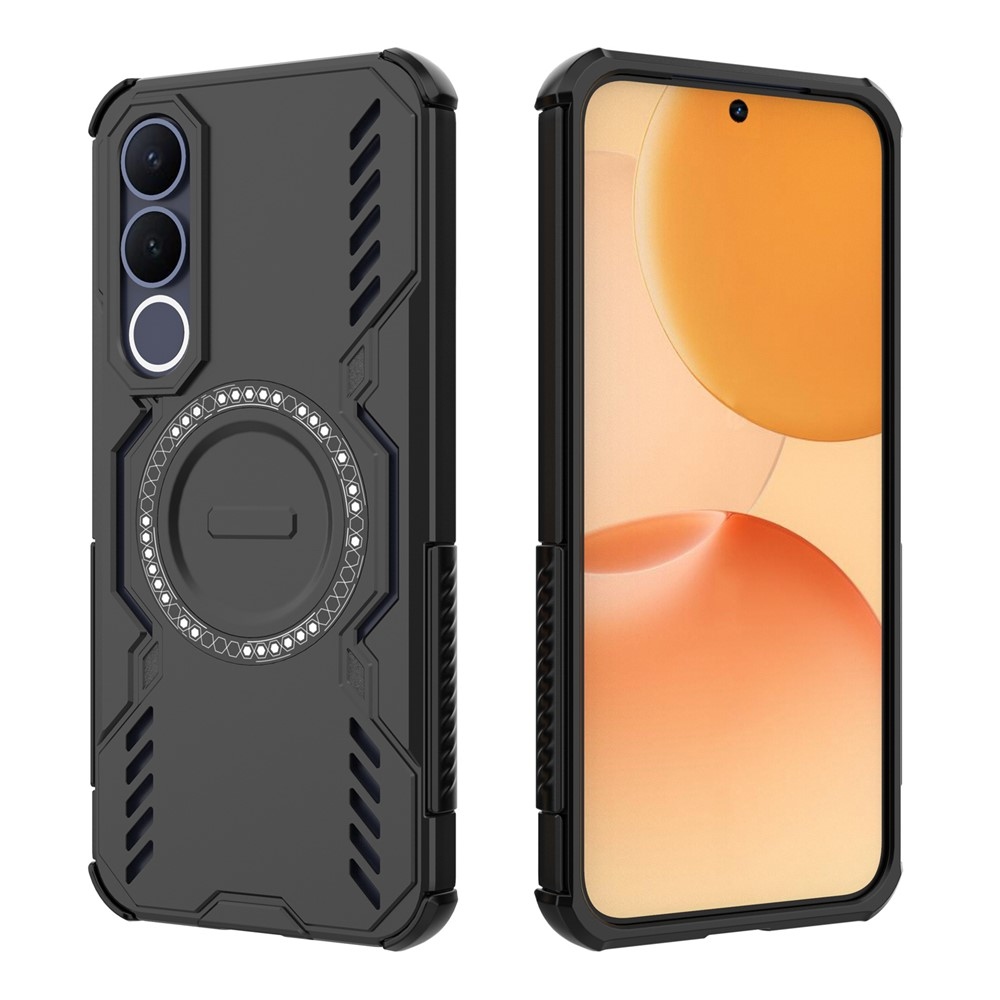 Üreges, tartós védőburkolat MagSafe-val a Vivo V70 FE 5G készülékre - fekete