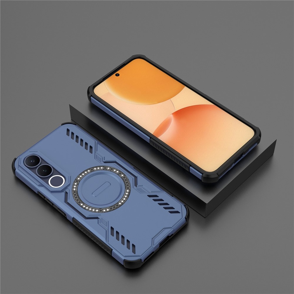 Üreges, tartós védőburkolat MagSafe készülékkel a Vivo V70 FE 5G készülékre - kék