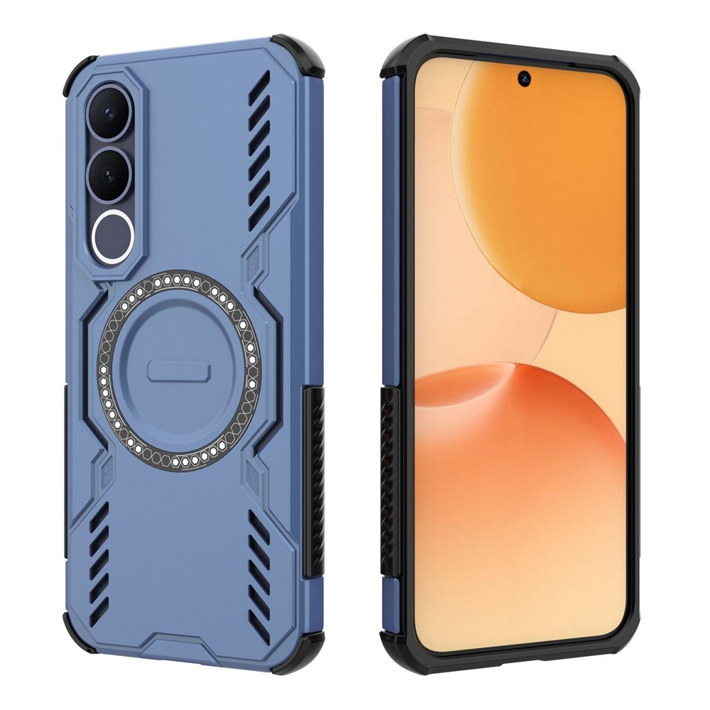 Üreges, tartós védőburkolat MagSafe készülékkel a Vivo V70 FE 5G készülékre - kék