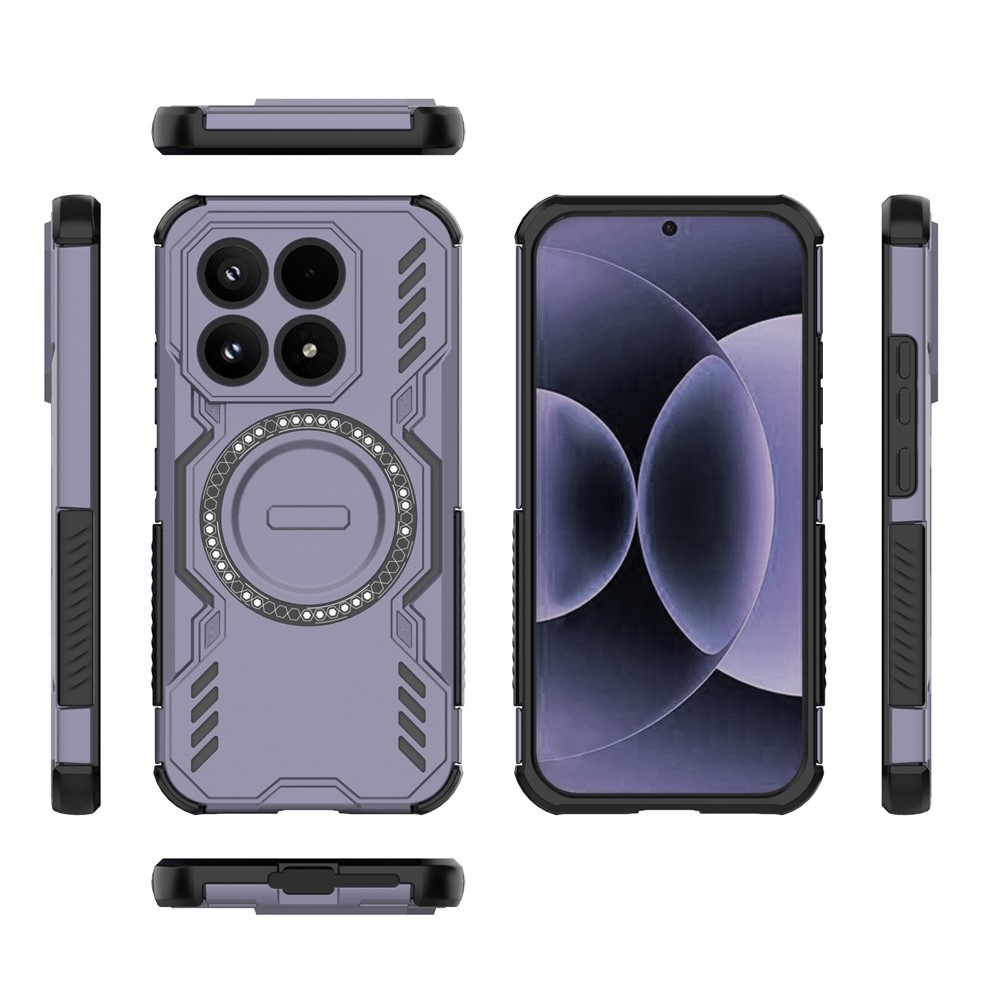 Üreges, tartós borítás MagSafe-vel Xiaomi 17 - lila