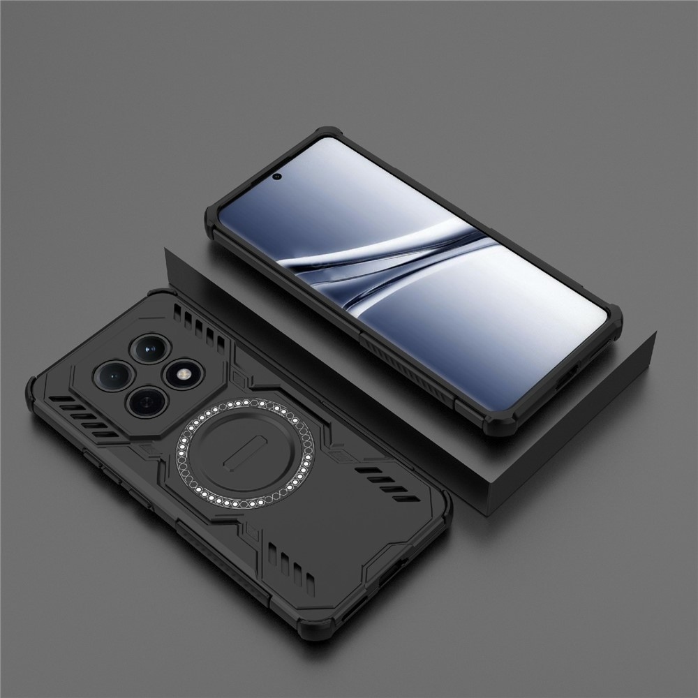 Üreges, tartós védőburkolat MagSafe-vel Xiaomi Poco M8 5G/Redmi Note 15 5G számára - fekete