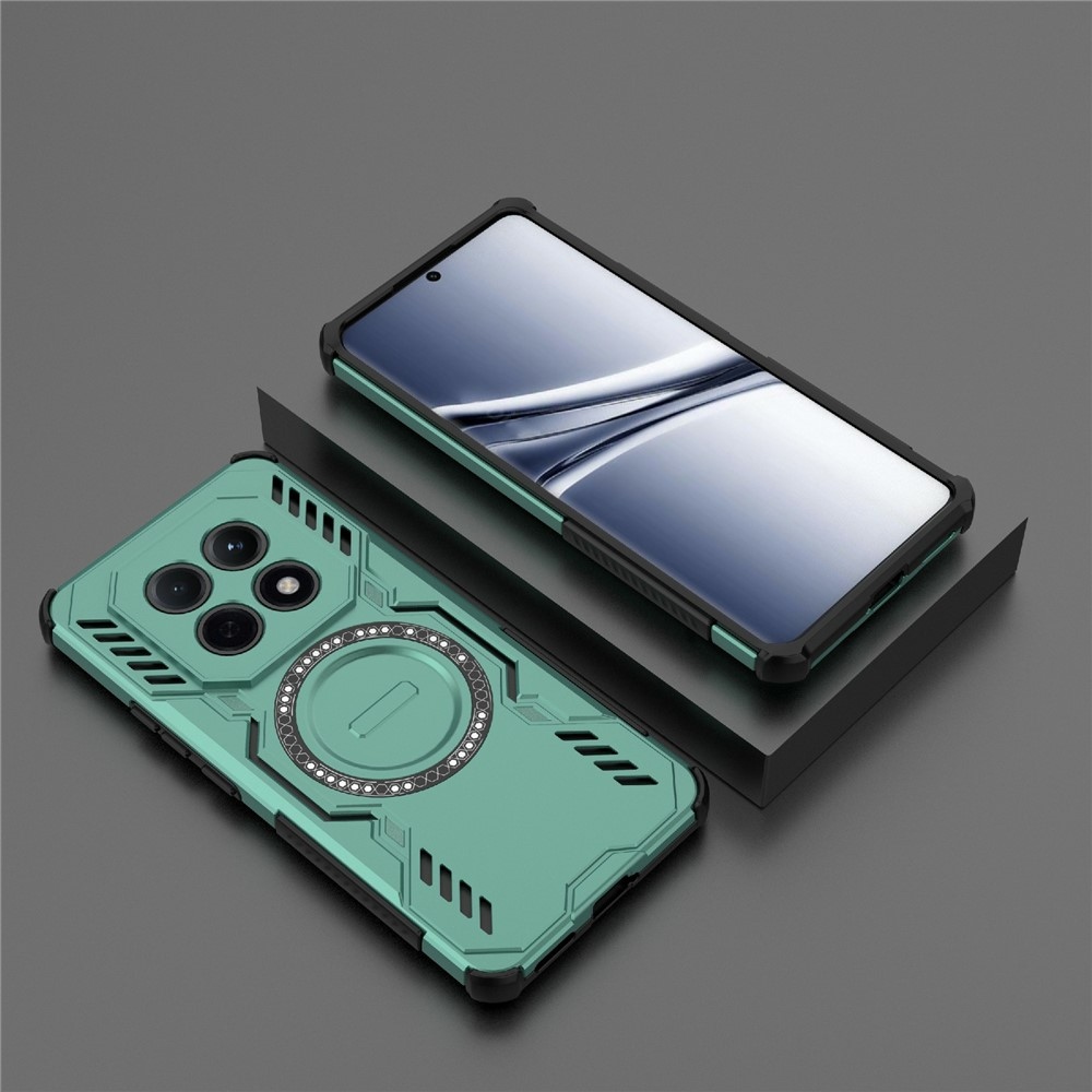 Üreges, tartós védőburkolat MagSafe-vel a Xiaomi Poco M8 5G/Redmi Note 15 5G számára - zöld