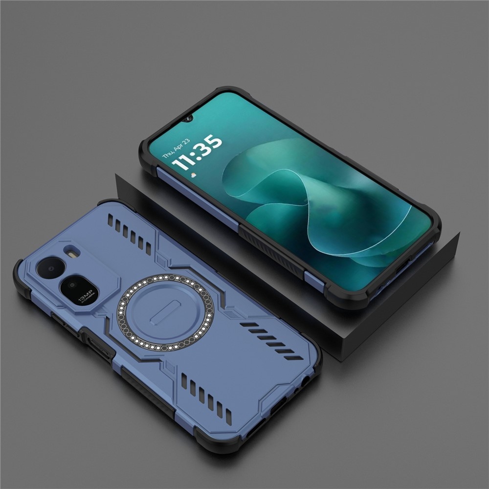 Üreges tartós védőburkolat MagSafe-vel a Xiaomi Redmi A7 Pro-ra - kék