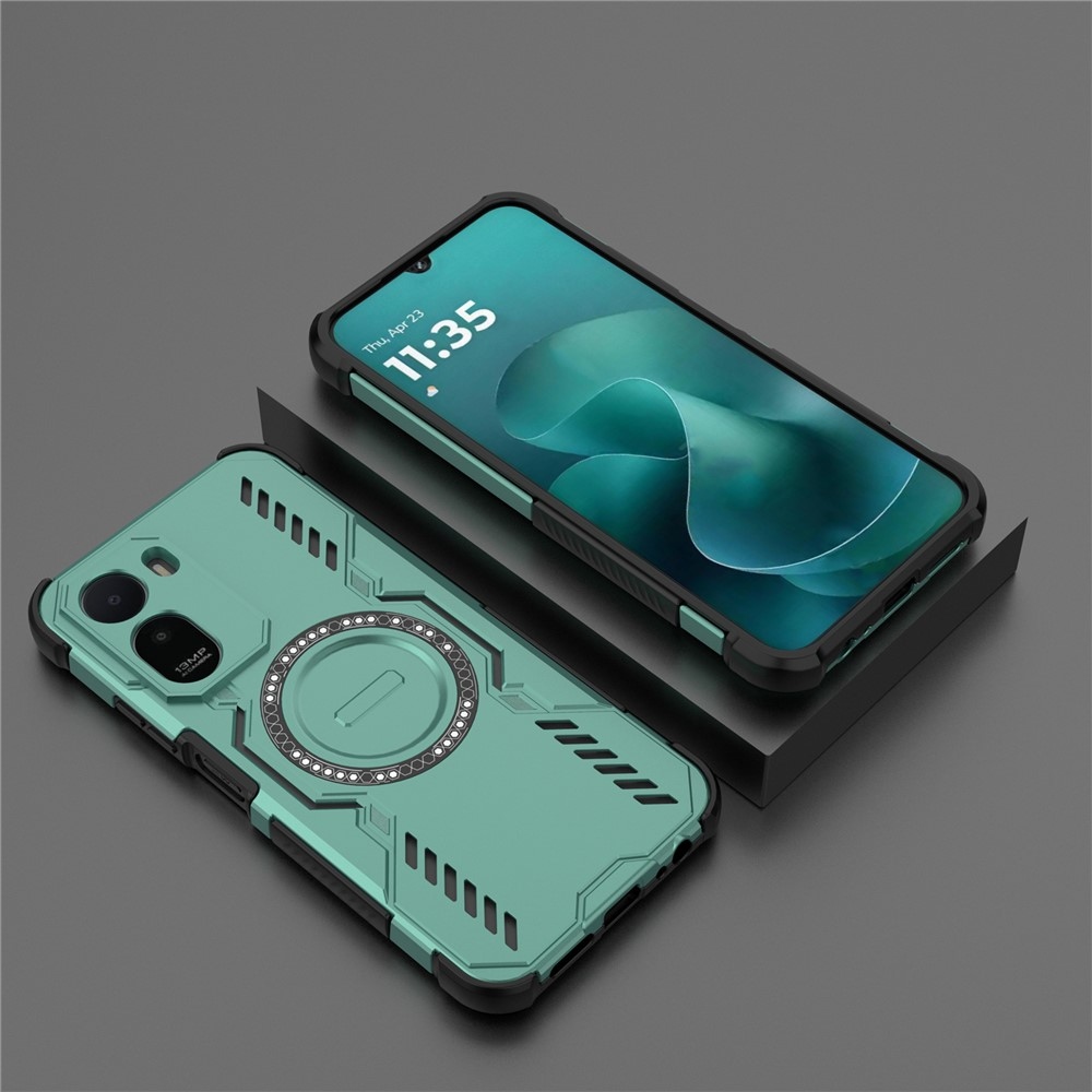 Üreges, tartós burkolat MagSafe-vel a Xiaomi Redmi A7 Pro-ra - zöld