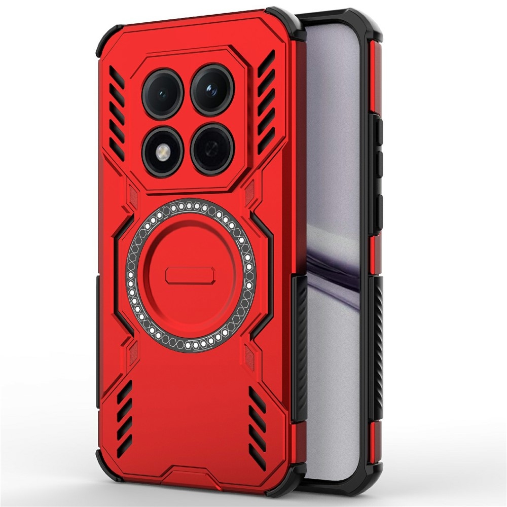 Üreges, tartós burkolat MagSafe-vel a Xiaomi Redmi Note 15 Pro 5G-re - piros színű