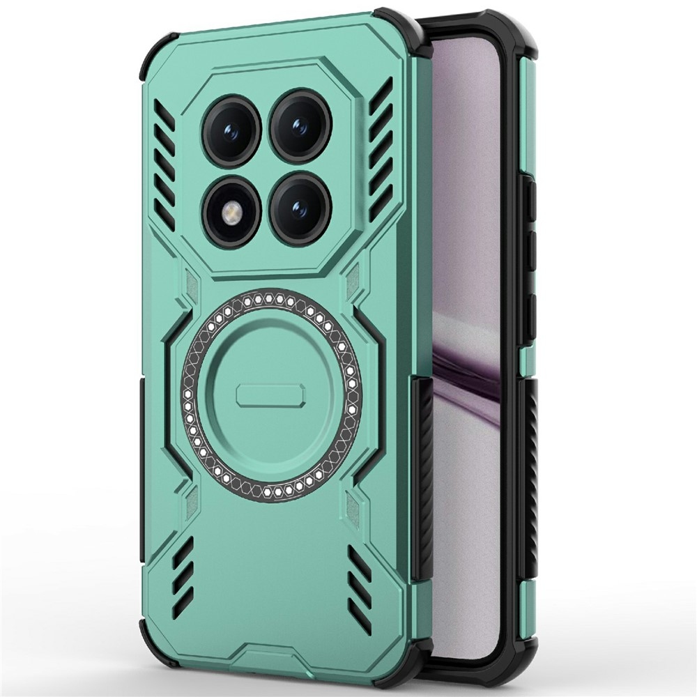 Üreges, tartós burkolat MagSafe-vel a Xiaomi Redmi Note 15 Pro+ 5G/Xiaomi Poco M8 Pro 5G-re - zöld színű