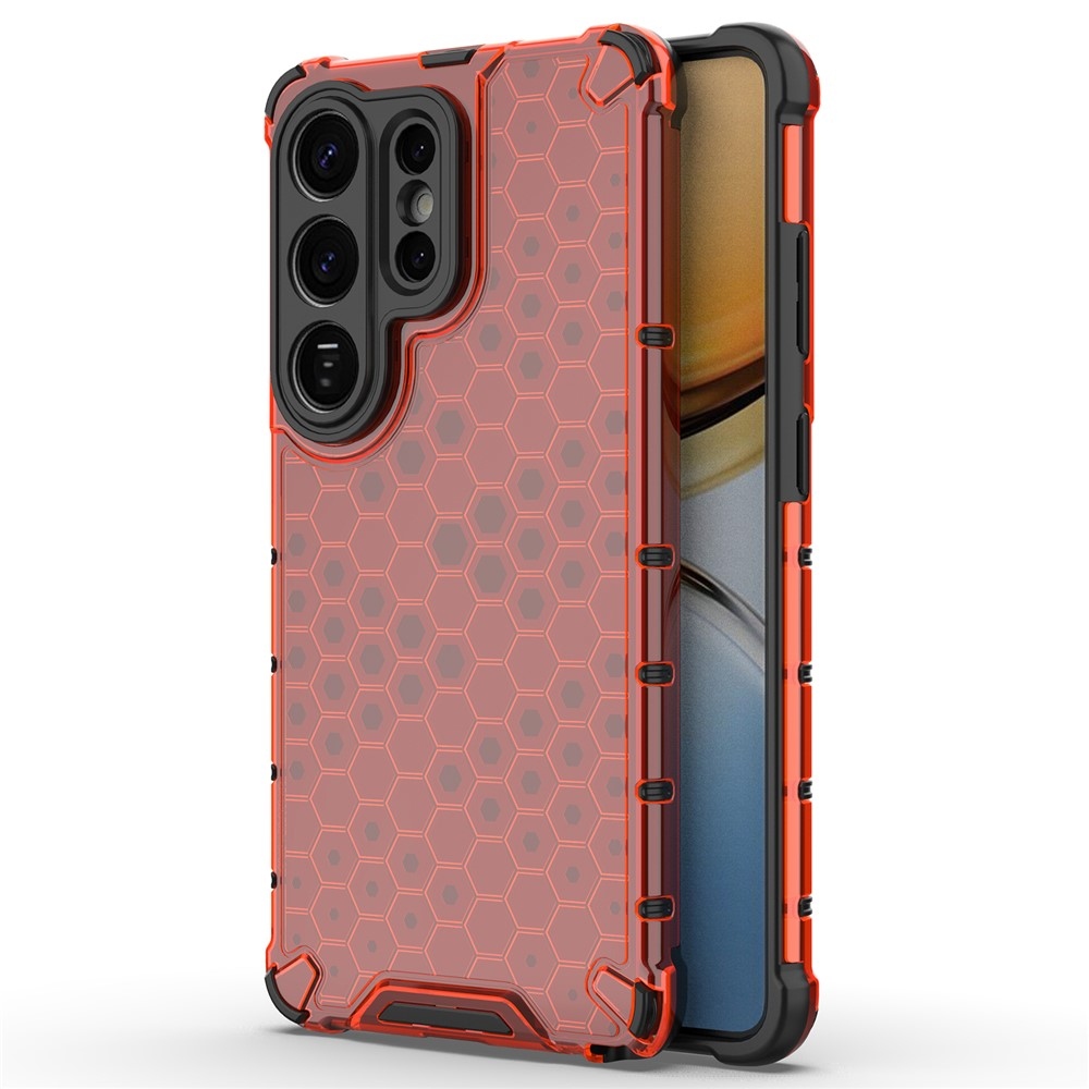 Mézédes tartós borító Samsung Galaxy S26 Ultra készülékhez - piros