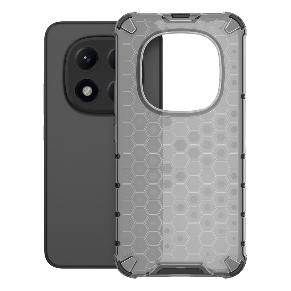 Mézédes tartós borítás Xiaomi Redmi Note 15 Pro+ 5G/Xiaomi Poco M8 Pro 5G-hez - fekete