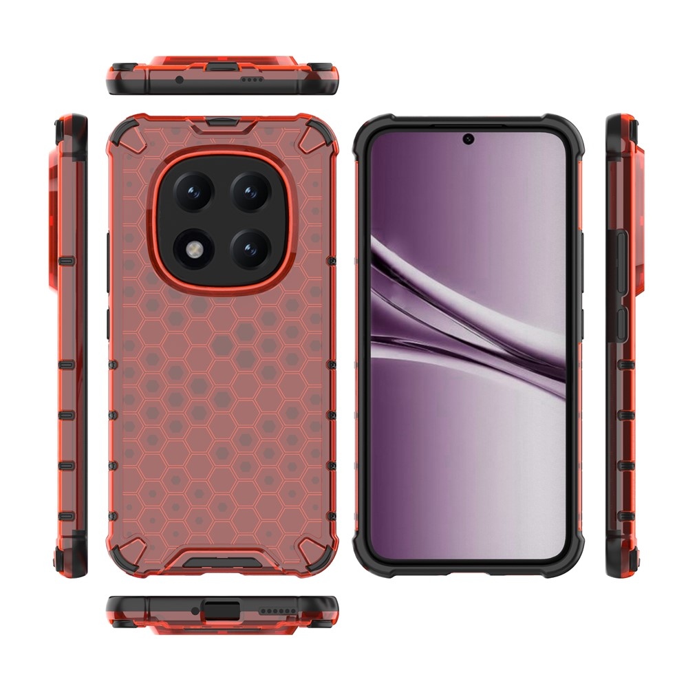 Mézédes tartós borítás Xiaomi Redmi Note 15 Pro+ 5G/Xiaomi Poco M8 Pro 5G-hez - piros