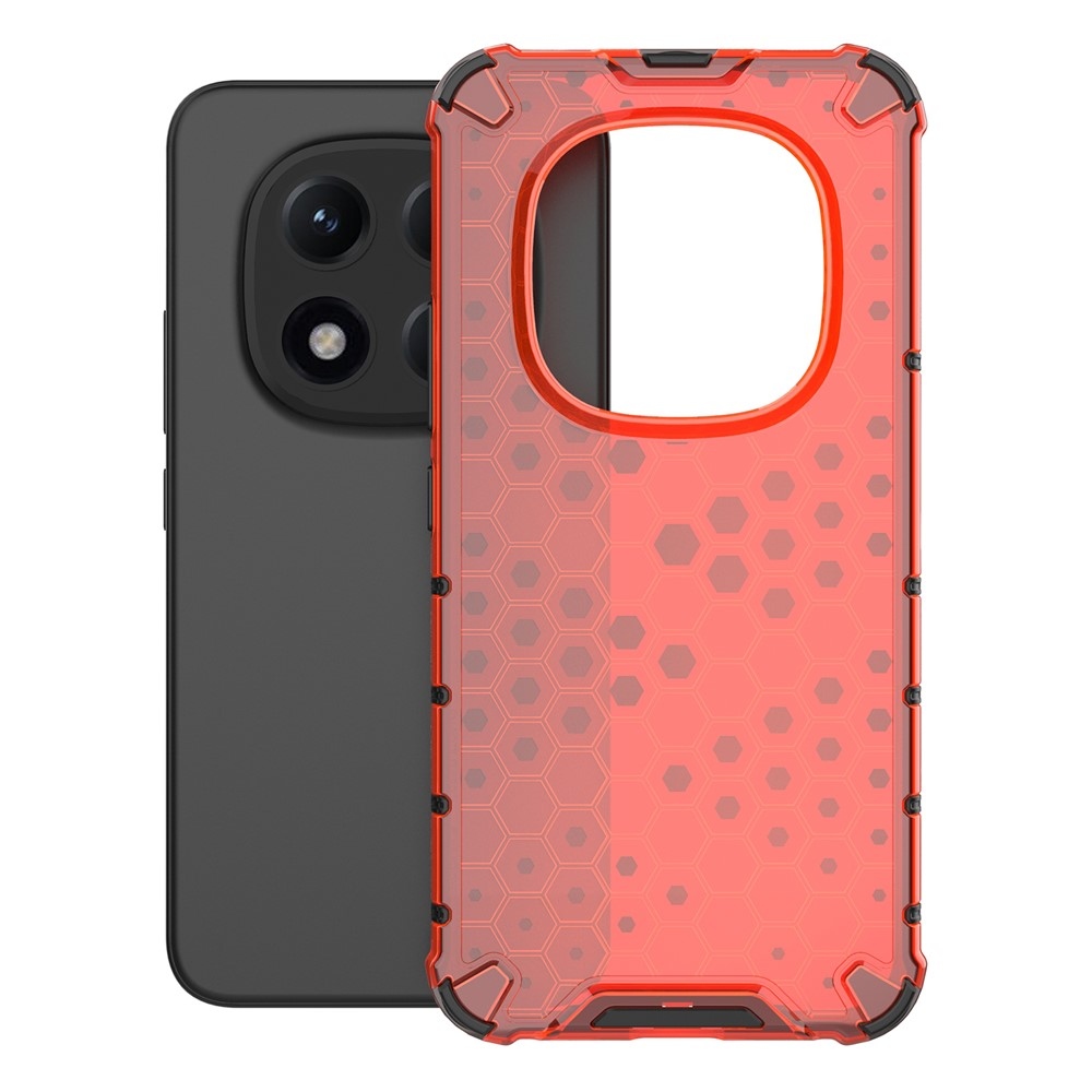 Mézédes tartós borítás Xiaomi Redmi Note 15 Pro+ 5G/Xiaomi Poco M8 Pro 5G-hez - piros