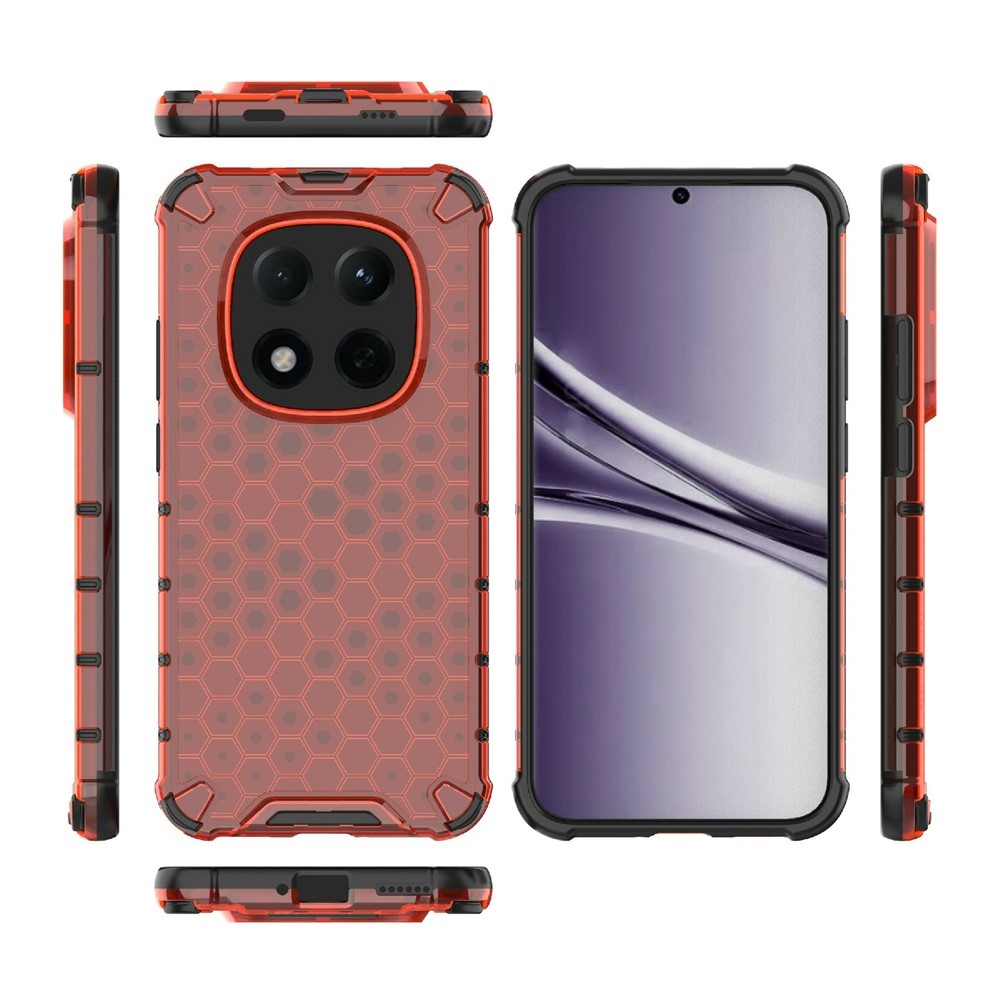 Mézédes tartós borítás Xiaomi Redmi Note 15 Pro 5G-hez - piros