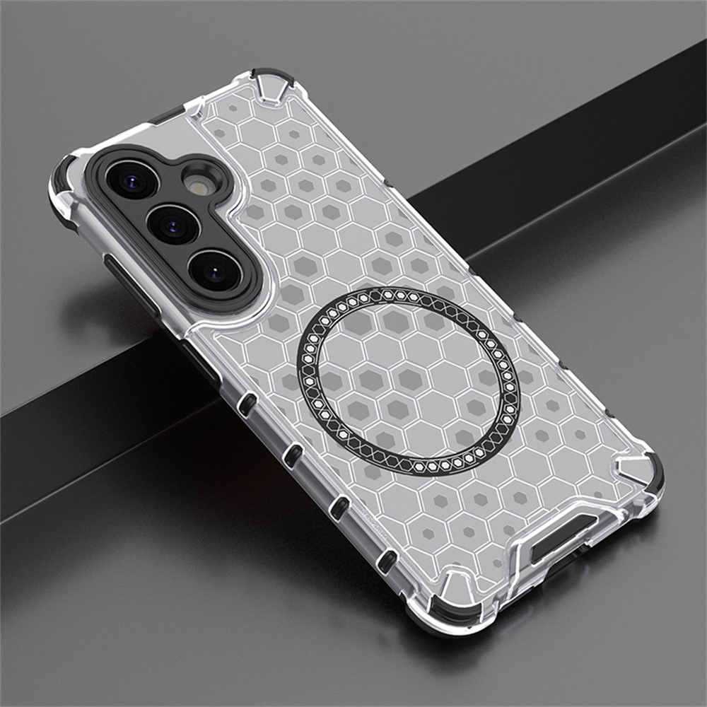 Mézédes tartós védőburkolat MagSafe-val Samsung Galaxy S26/S26 Pro készülékre - átlátszó