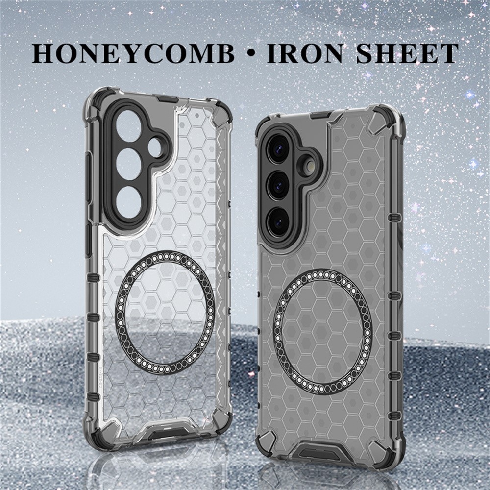 Mézédes tartós védőburkolat MagSafe-val Samsung Galaxy S26/S26 Pro készülékre - átlátszó