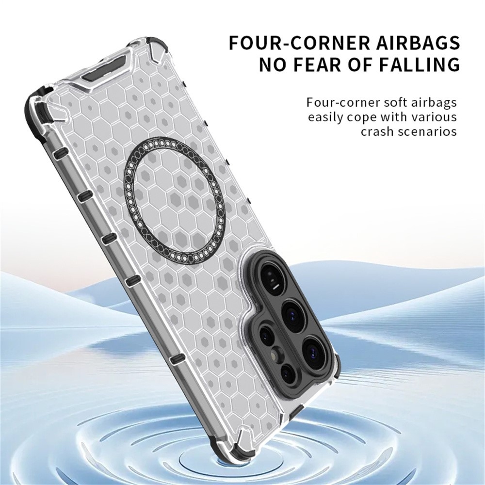 Mézédes tartós borítás MagSafe-rel Samsung Galaxy S26 Ultra - átlátszó