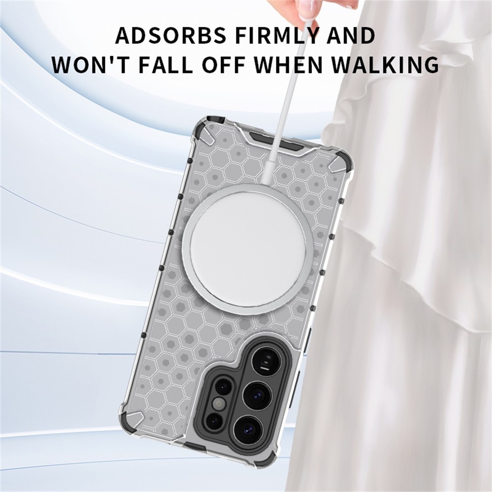 Mézédes tartós borítás MagSafe-rel Samsung Galaxy S26 Ultra - átlátszó