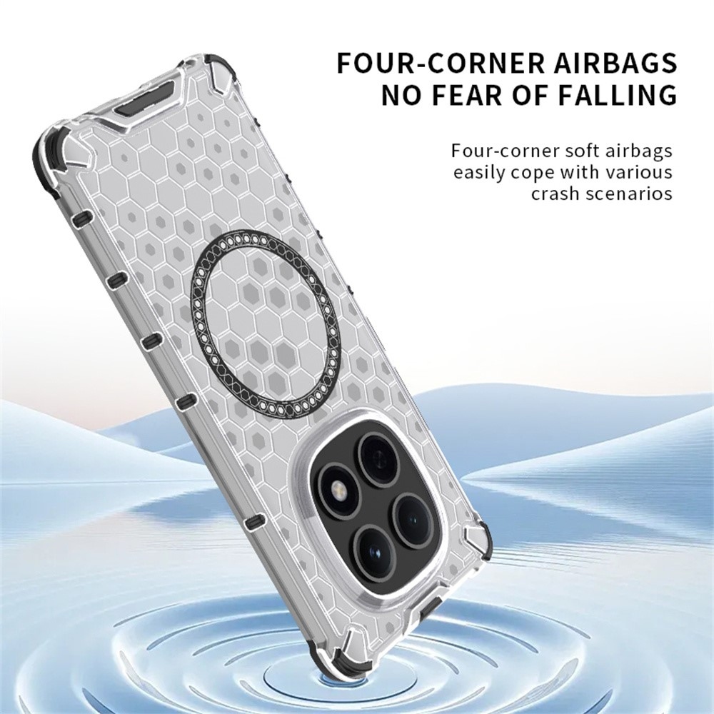 Mézédes, tartós védőburkolat MagSafe-vel a Xiaomi Poco M8 5G/Note 15 5G készülékhez - átlátszó