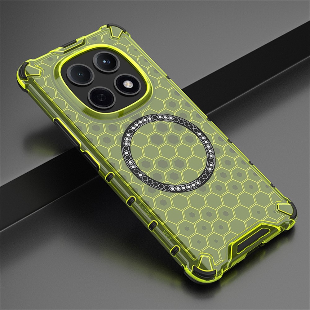 Mézédes, tartós védőburkolat MagSafe-vel a Xiaomi Poco M8 5G/Note 15 5G készülékhez - zöld