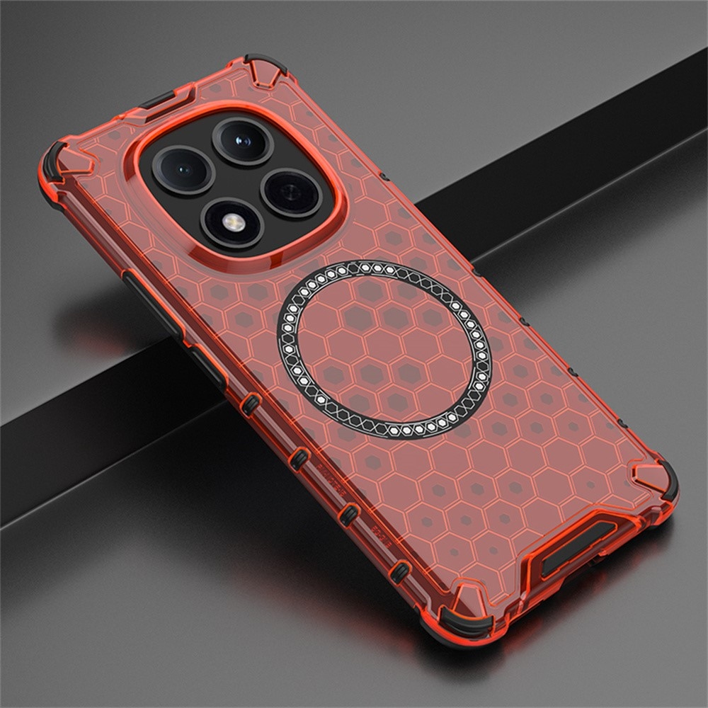 Méz tartós burkolat MagSafe-rel a Xiaomi Redmi Note 15 Pro 5G-re - piros színben