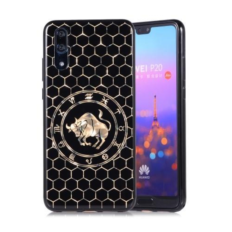 Horoszkóp szilikon borítás Huawei P20-hoz - bika