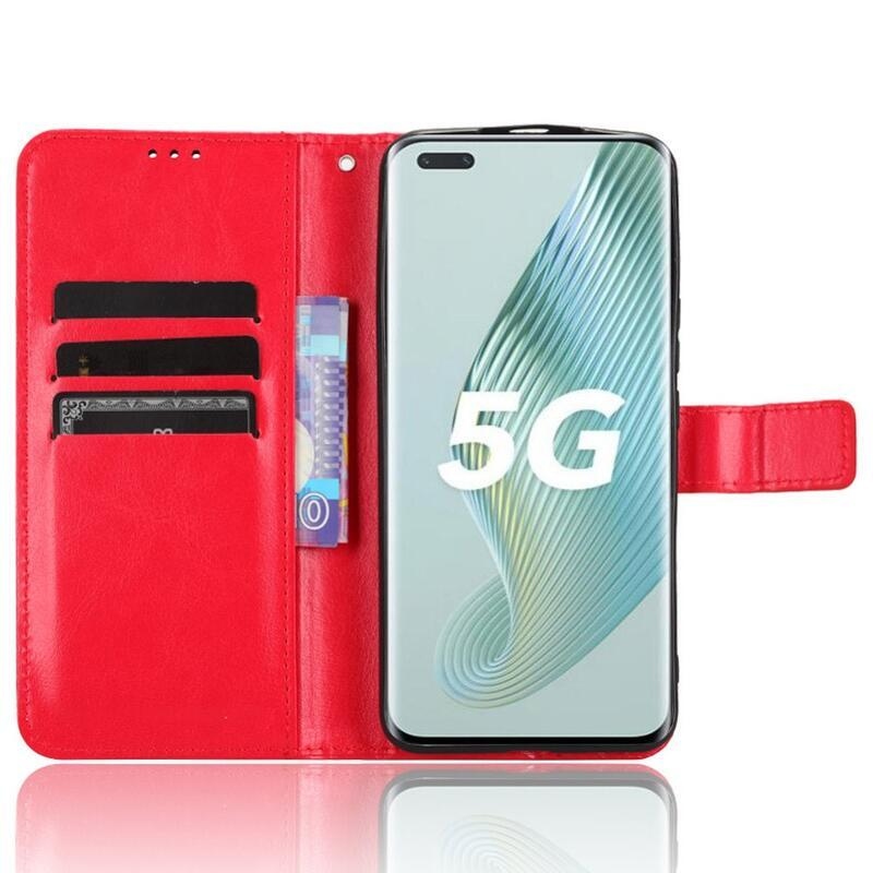 Lovas könyv tok Honor Magic 5 Pro 5G - piros